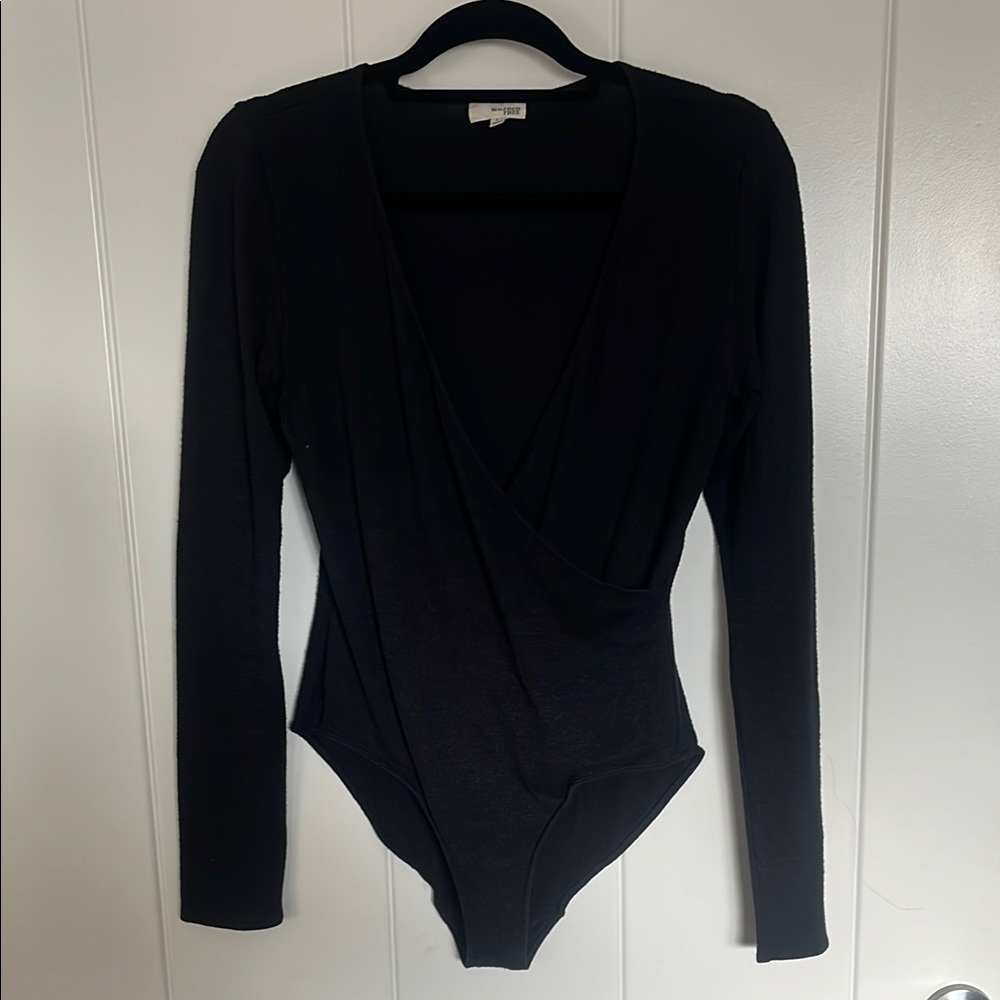 Wilfred Free Black Long Sleeve Bodysuit
